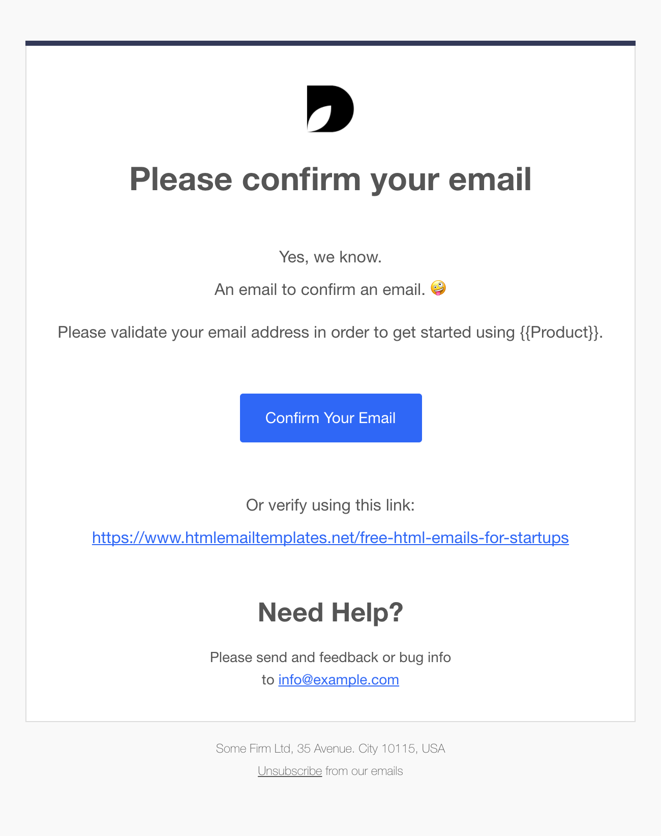 Free HTML Email Templates For SaaS And Startups